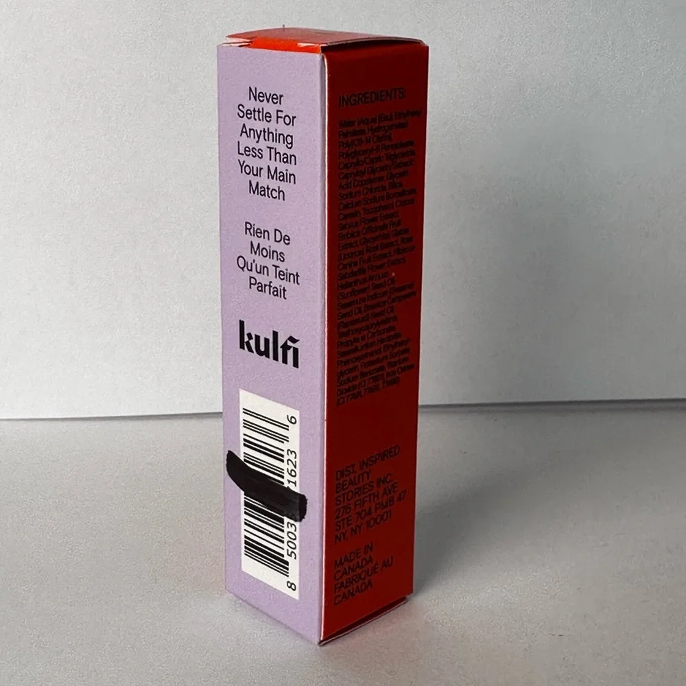 Kulfi Main Match Hydrating Concealer in Coco Crush w/ 2 No Crease Hair Clips